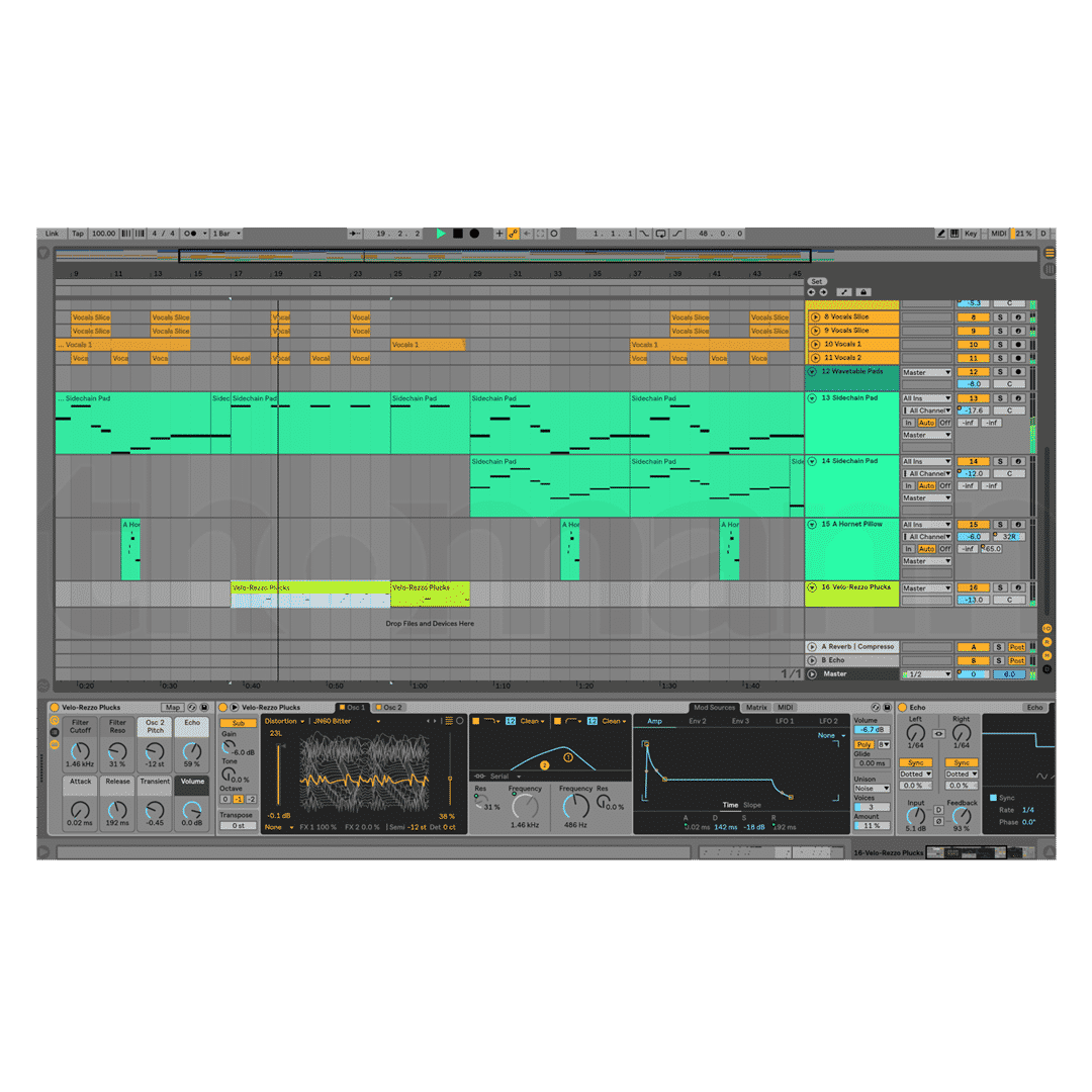Ableton Live 10 - Editing mode - DAW