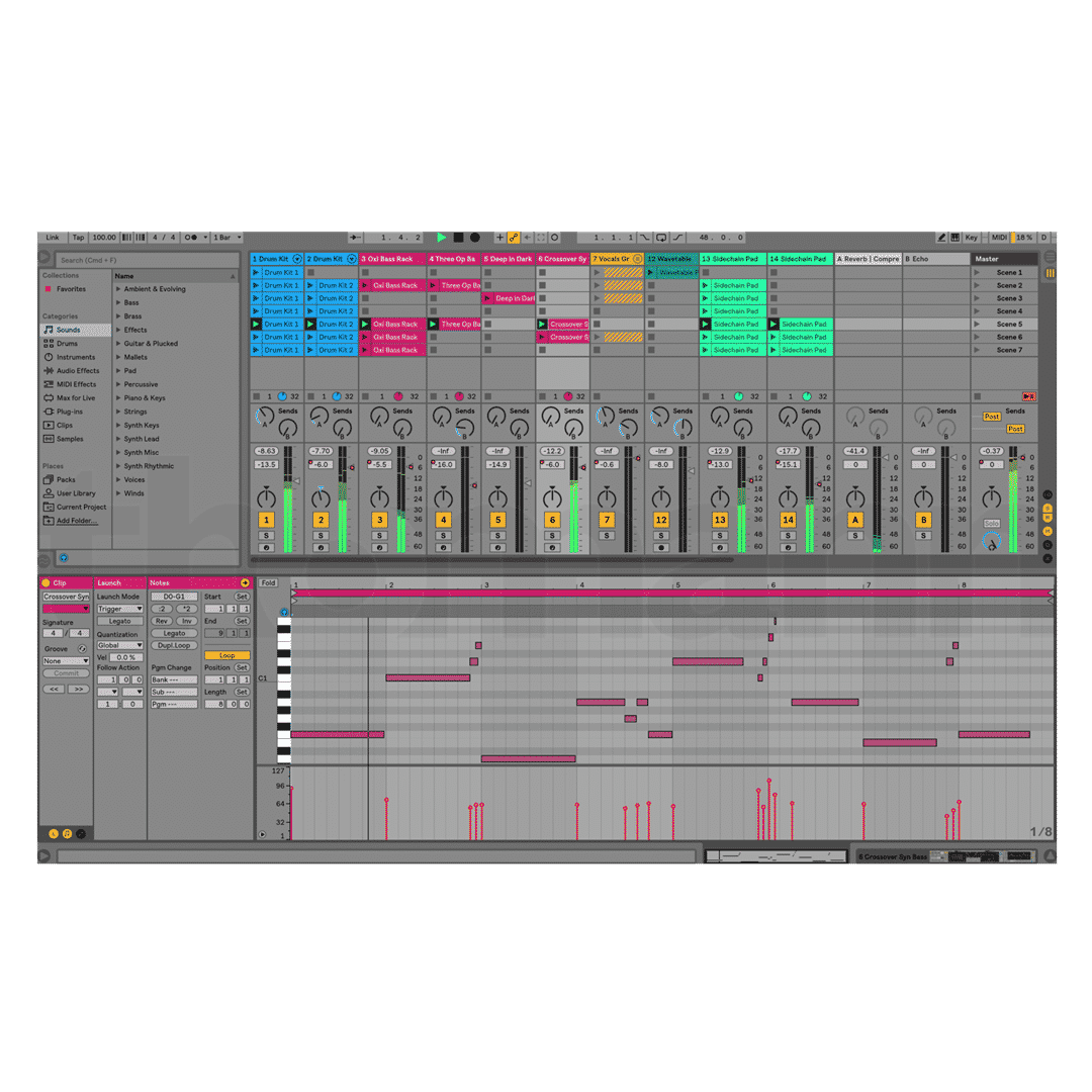 Ableton Live 10 - Live mode - DAW
