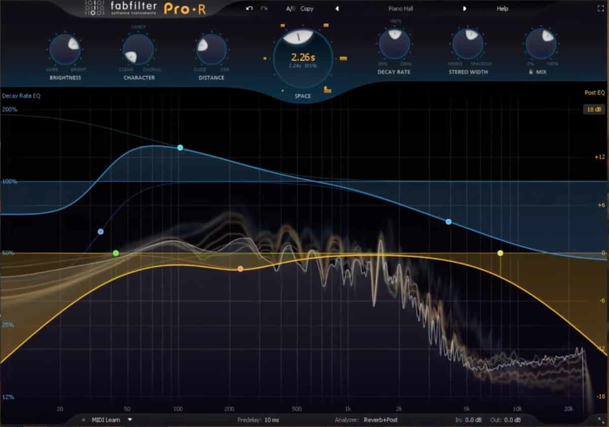 FabFilter PROR - Plugin Reverb/Delay - TOP10 - Classement - WE COMPOZE