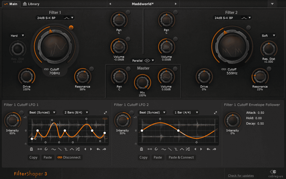 Filter Shaper 3 - Plugin filtres - TOP10 - Classement - WE COMPOZE