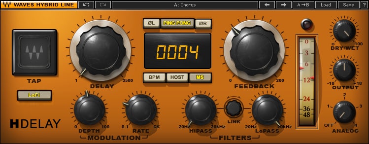 Waves H Delay - Plugin Reverb/Delay - TOP10 - Classement - WE COMPOZE