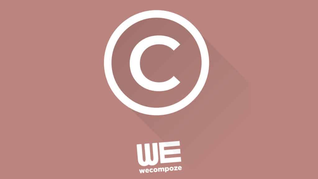 Droit d'auteur, droit moral, droit patrimonial - WE COMPOZE